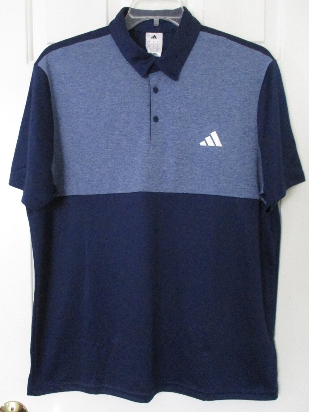 adidas Mens S/S Blue Golf Polo Shirt NWOT - Size XL